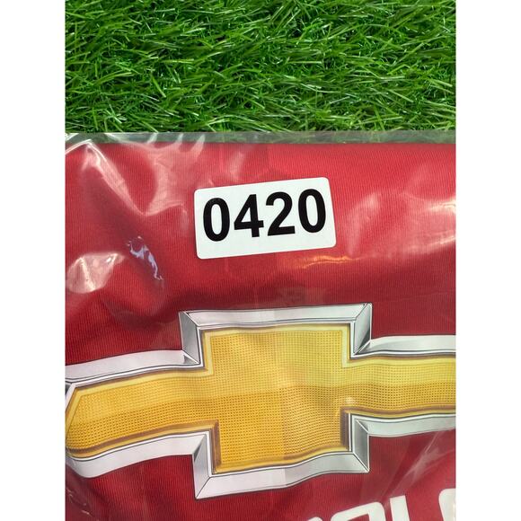 Adidas Manchester United Rooney #10 Newton Heath Jersey Red L ClimaCool Soccer - Picture 9 of 9